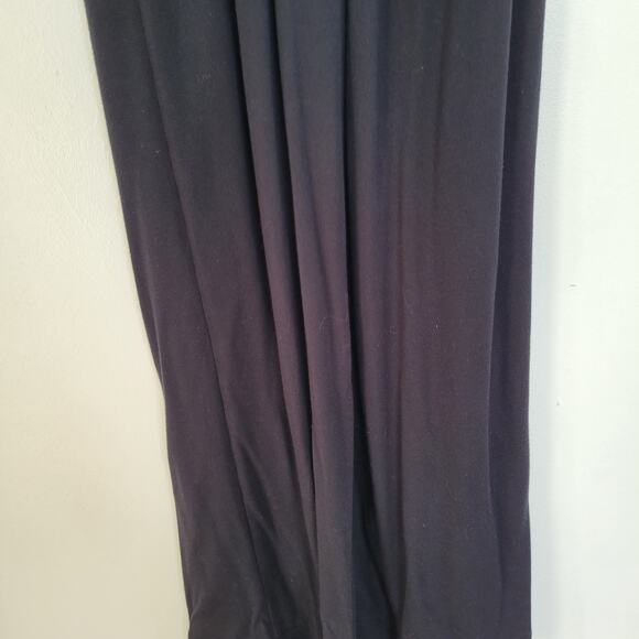 CAbi Downtown Jumpsuit Black V Neck Stretch Jersey Cap Sleeves Women Small - Picture 8 of 13